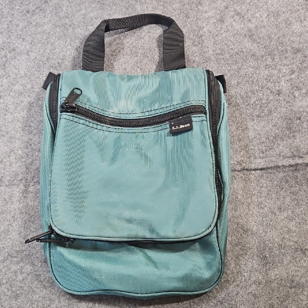 L.L. Bean Green Small Toiletry Bag
